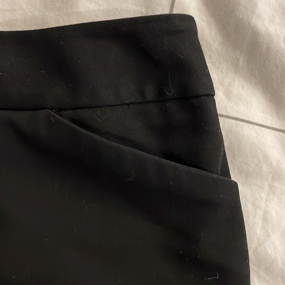 Black wool skirt for office - Picture 3 of 5